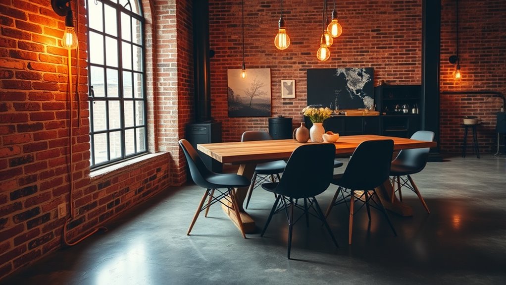 factory inspired home decor