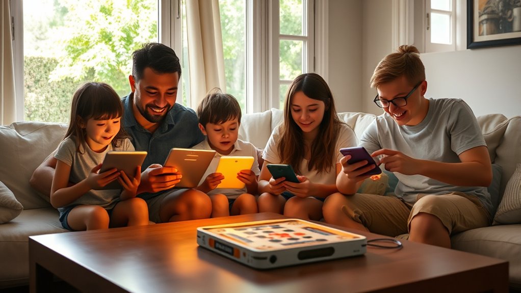 family connection through unplugging