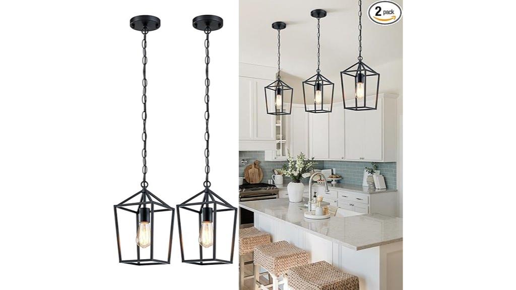 farmhouse kitchen pendant set
