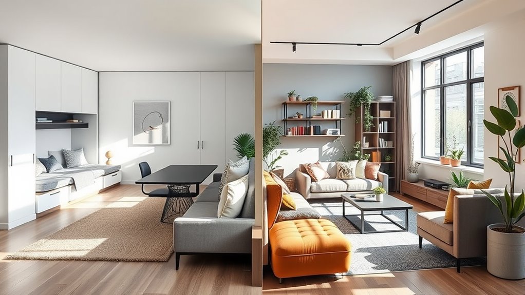 flexible open versatile layouts