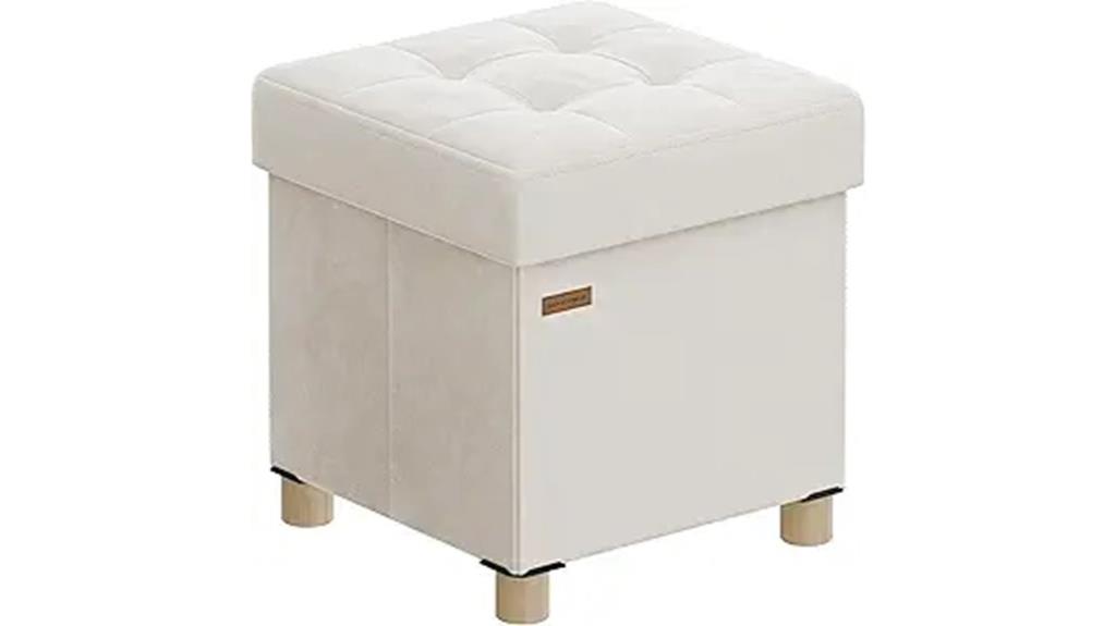 folding cube footstool