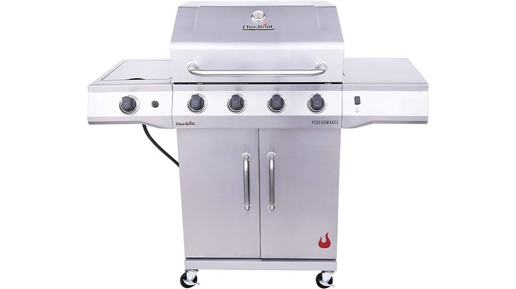 four burner gas grill