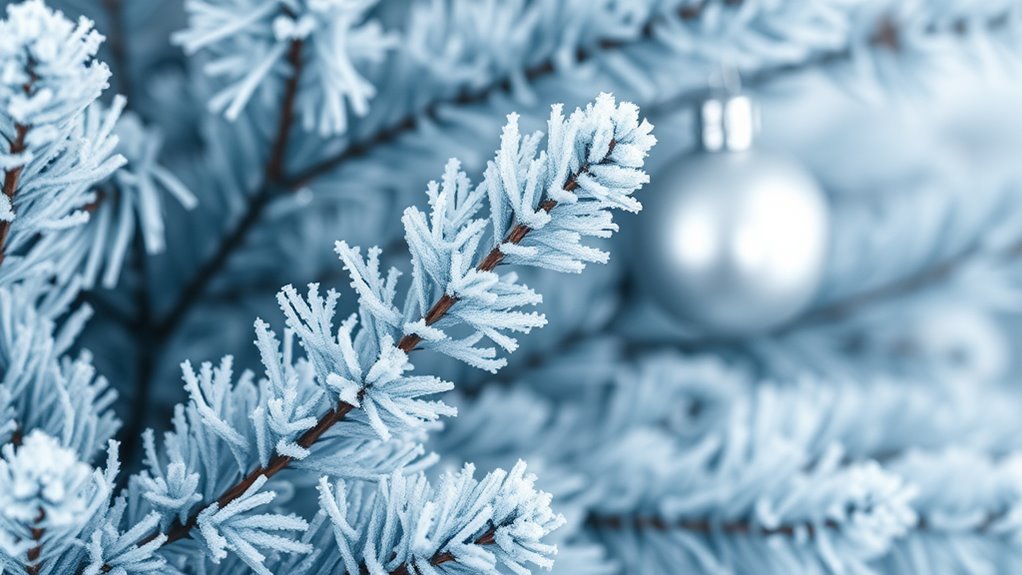 frosted icy holiday elegance