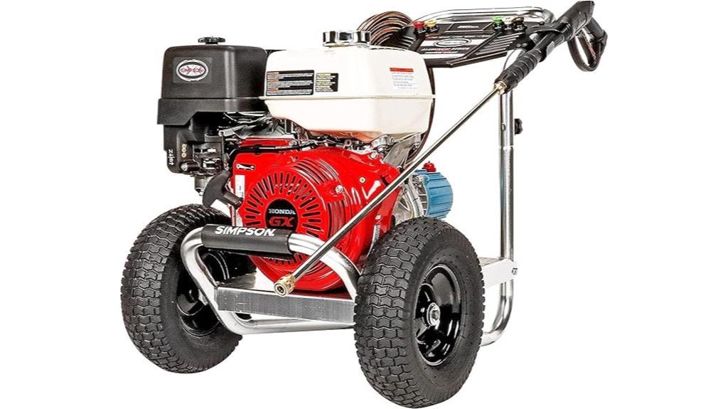 gas pressure washer specifications