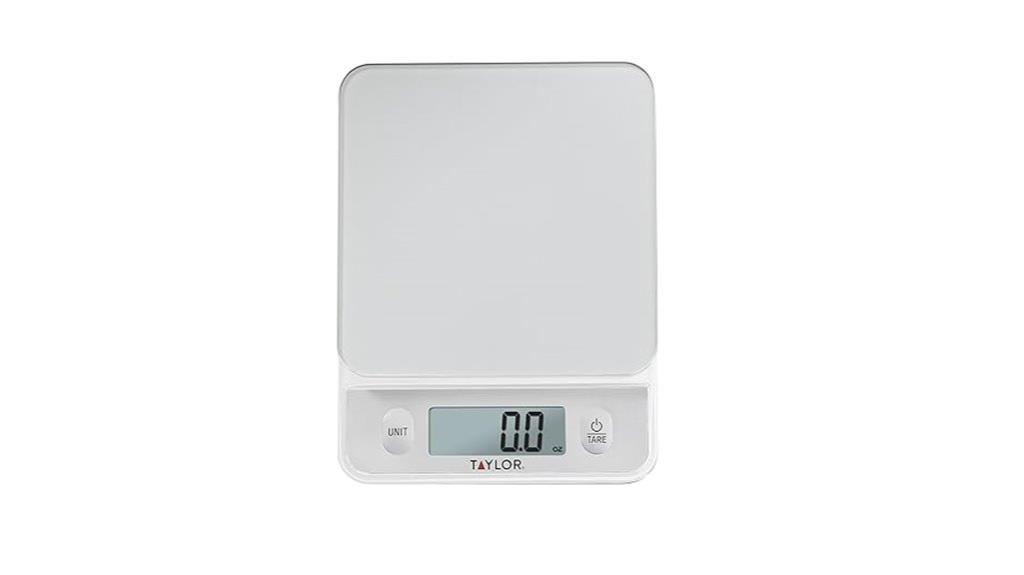 glass touch food scale