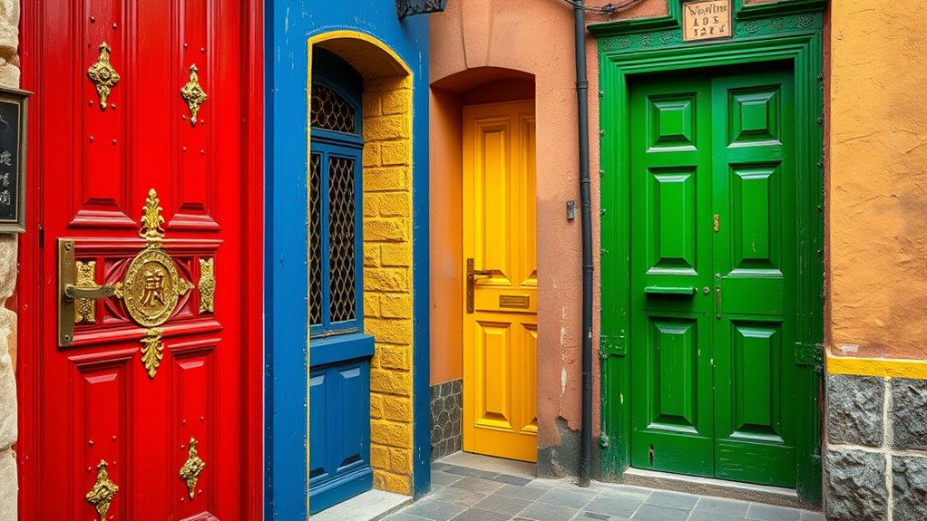 global door color symbolism