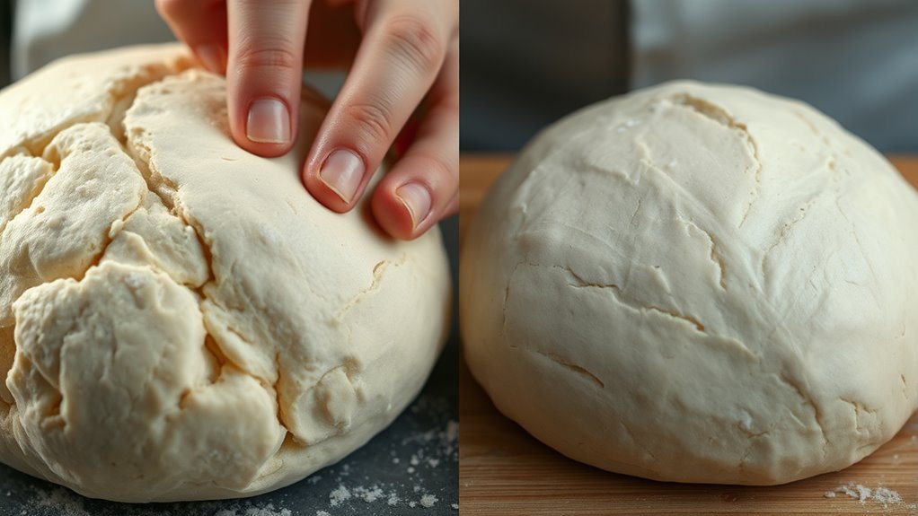 gluten development techniques differ