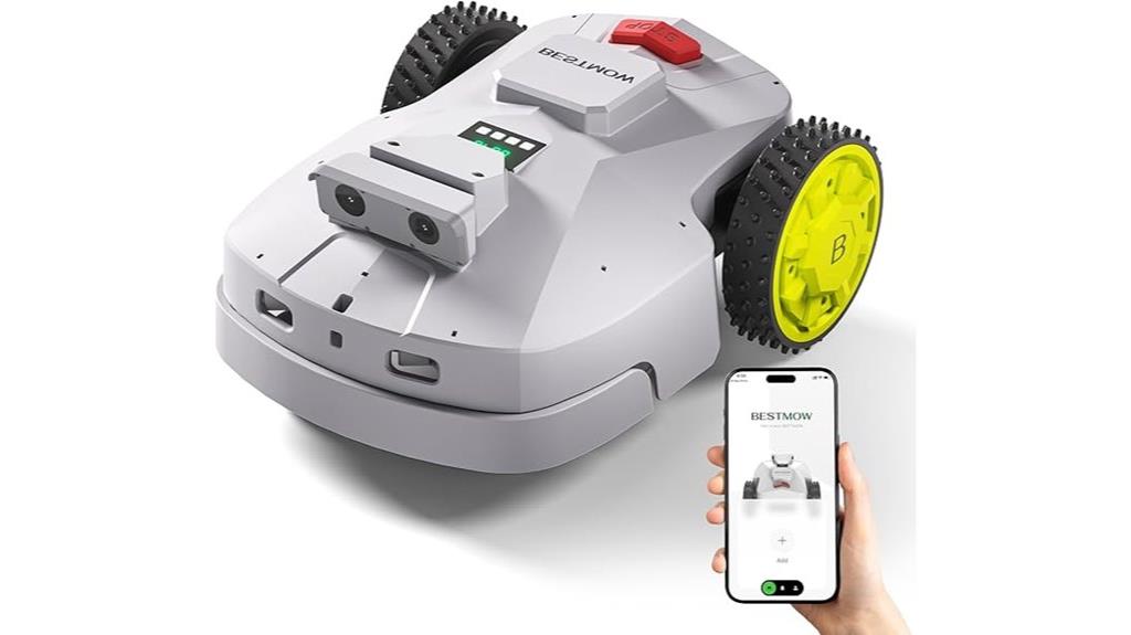 gps enabled auto mower
