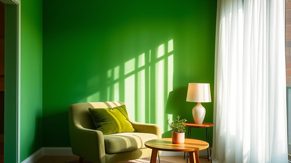 green promotes calm harmony