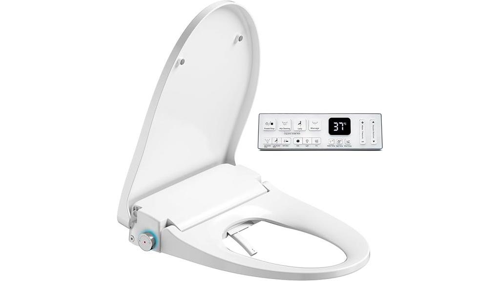 heated bidet with features