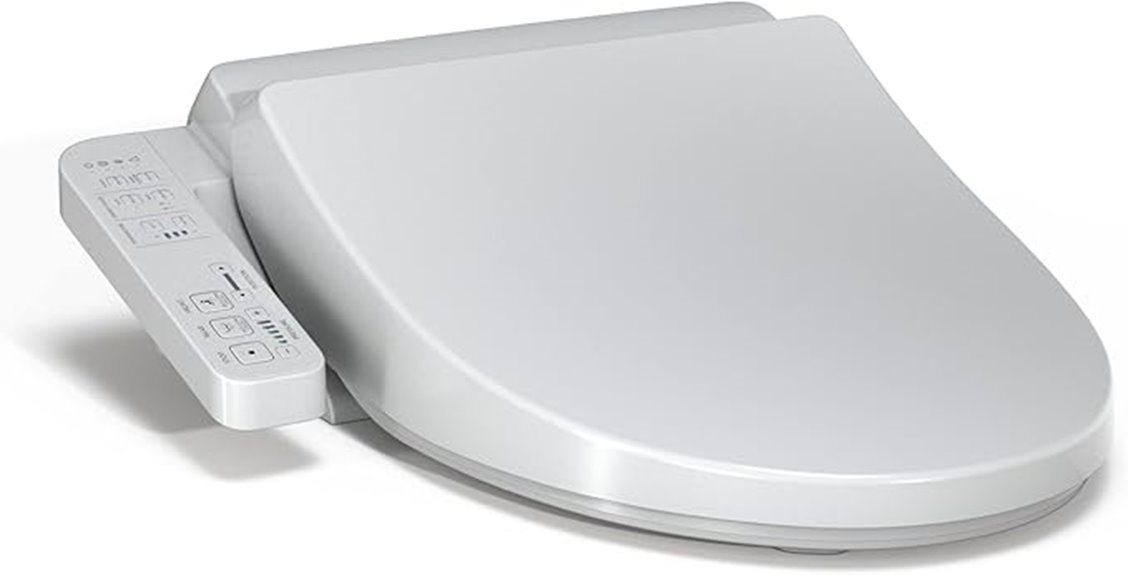 heated seat bidet