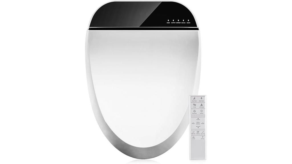 heated water bidet