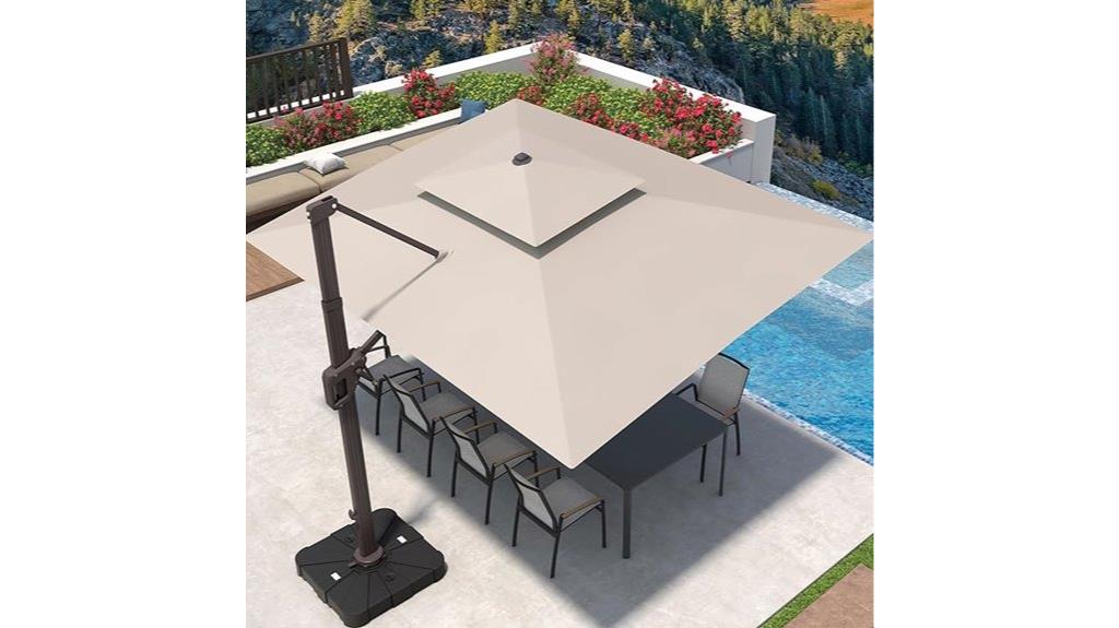 heavy duty beige cantilever