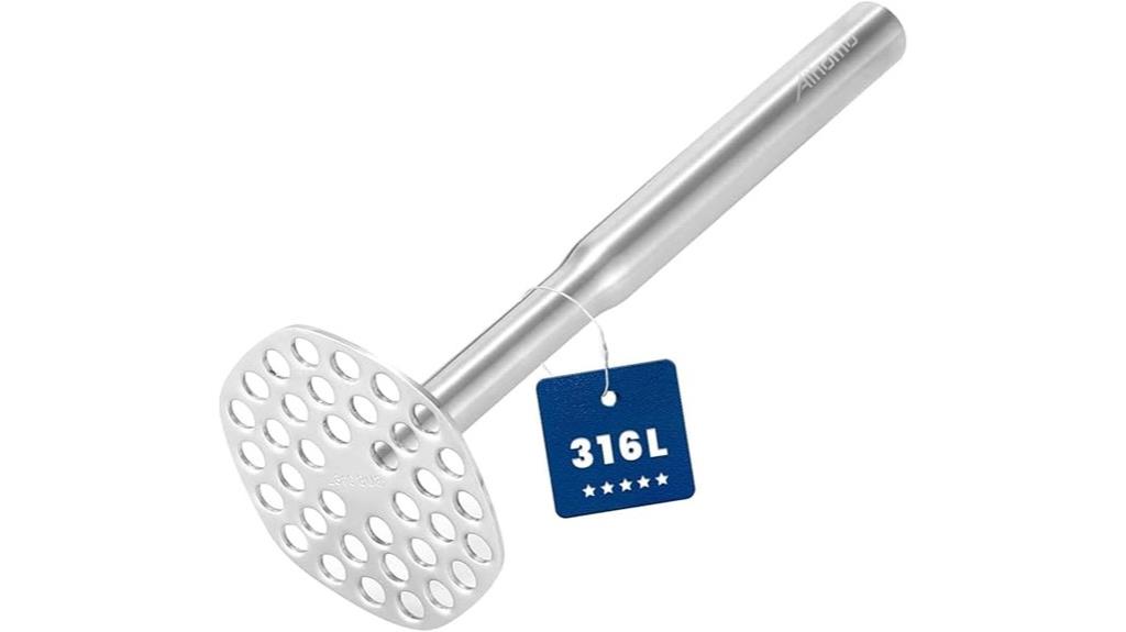 heavy duty rustproof potato masher