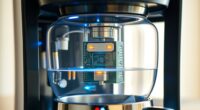 hidden electronic brewing components