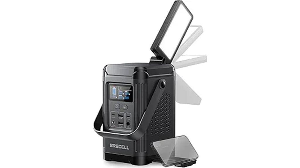 high capacity portable solar generator