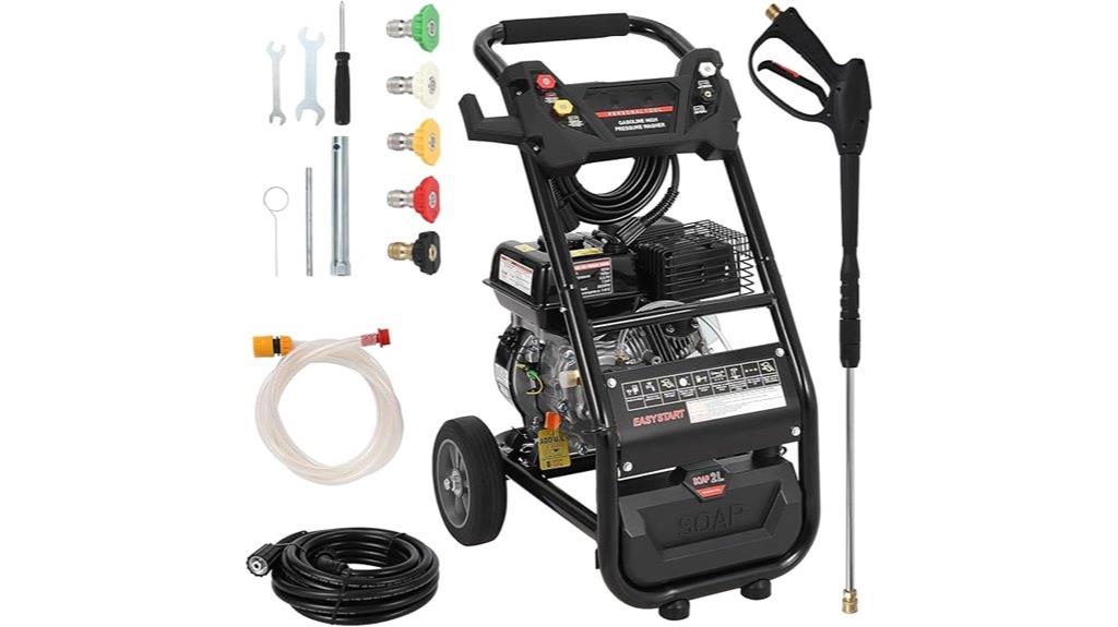 high pressure gas washer