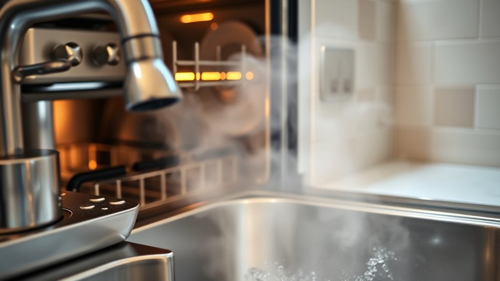 hot water enhances cleaning efficiency