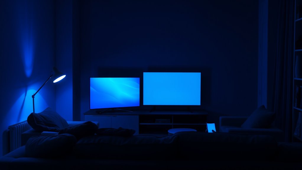 household blue light sources