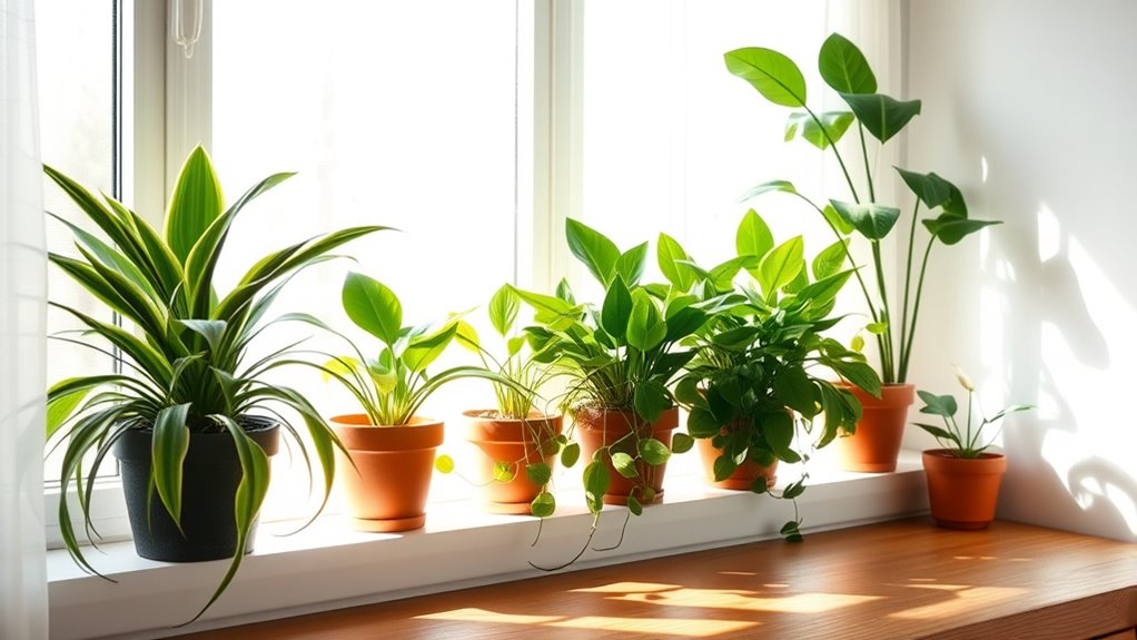 houseplants purify indoor air