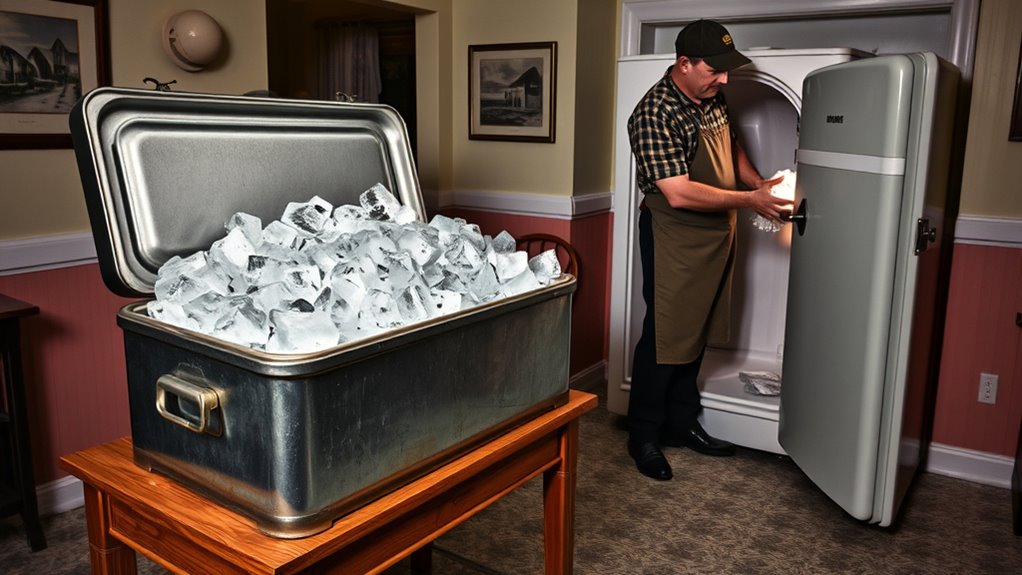 ice harvesting and refrigeration evolution
