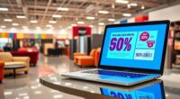 in store vs online savings
