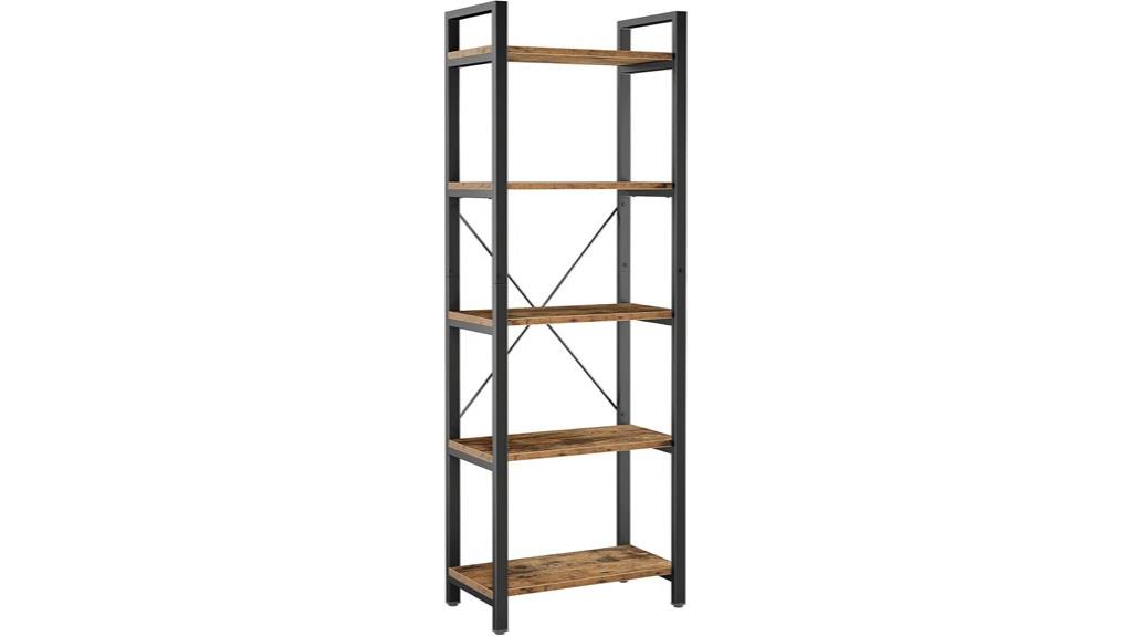 industrial vintage ladder shelf