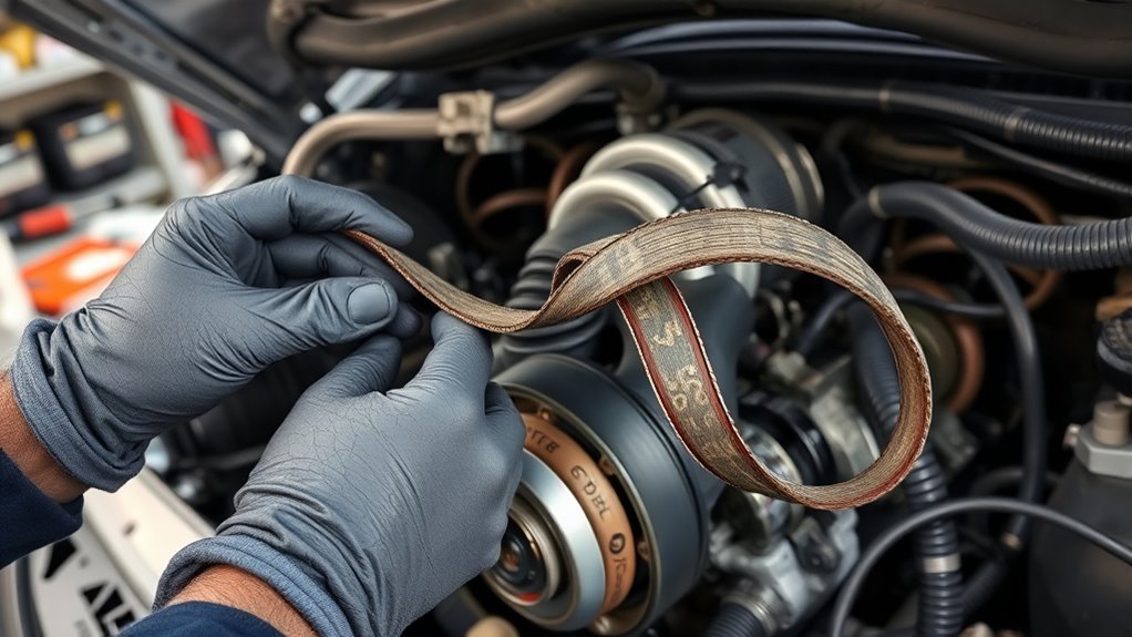 inspect belts and hoses regularly