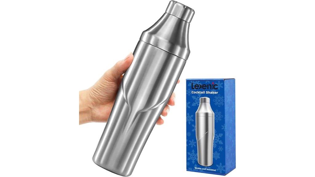 insulated 24oz cocktail shaker