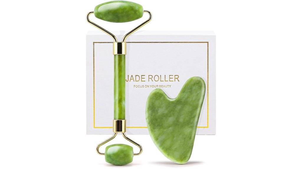 jade facial roller set
