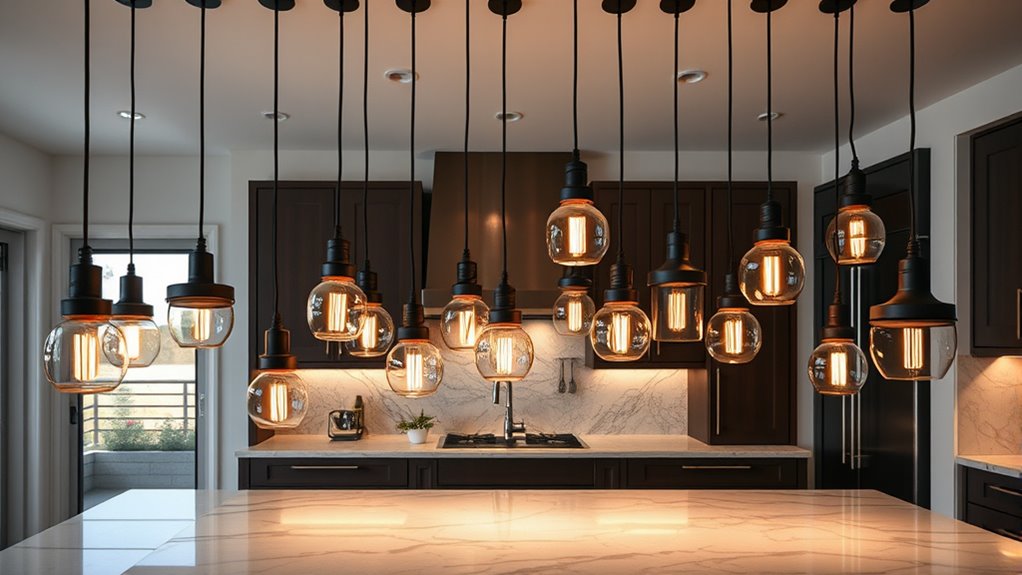 kitchen island pendant lighting