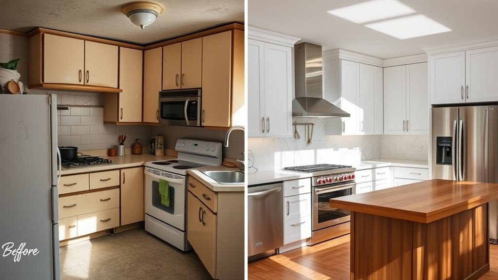 kitchen transformation success