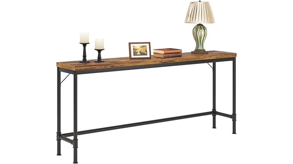 large 70 9 inch console table