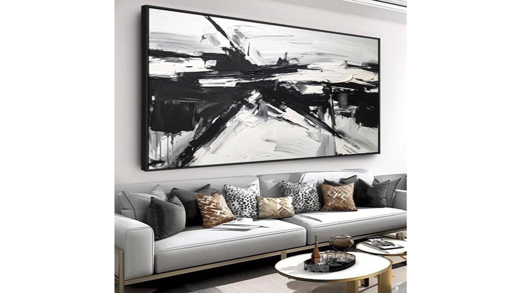 large abstract canvas art