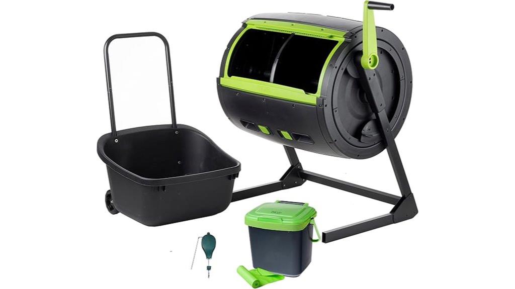 large capacity compost tumbler