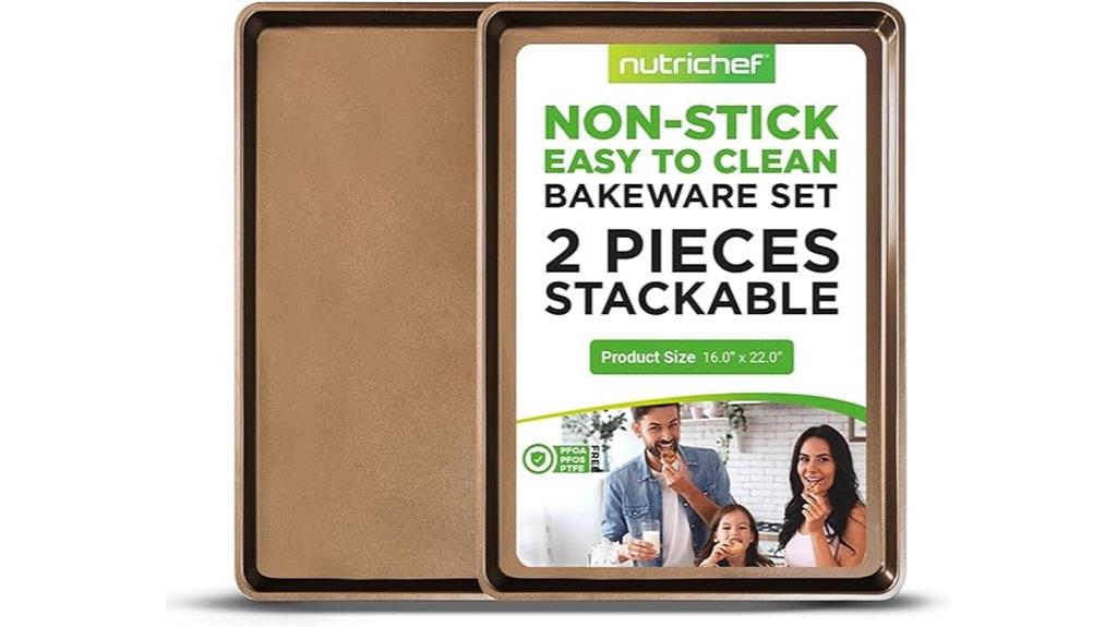 large nonstick cookie sheets