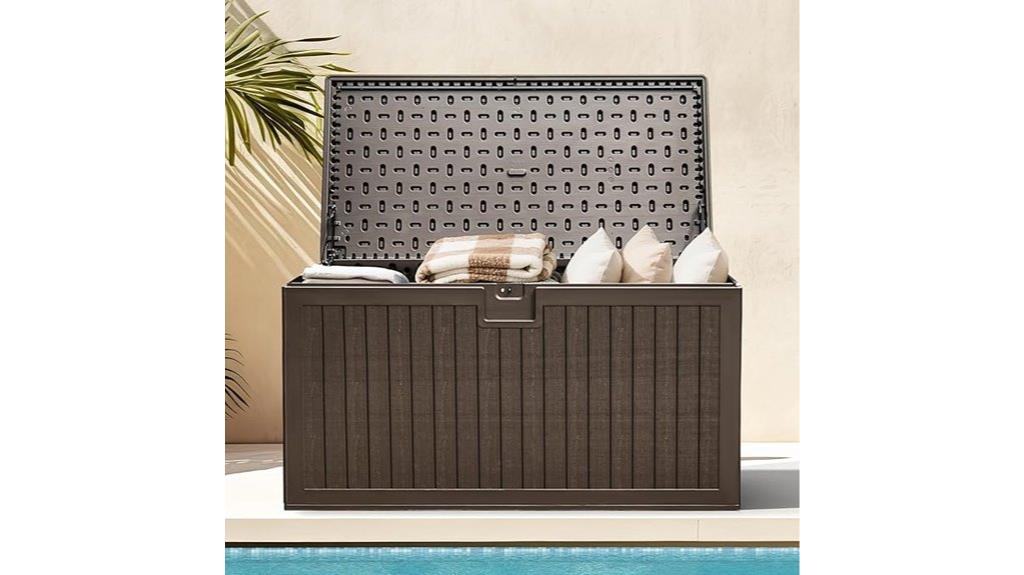 large outdoor resin storage