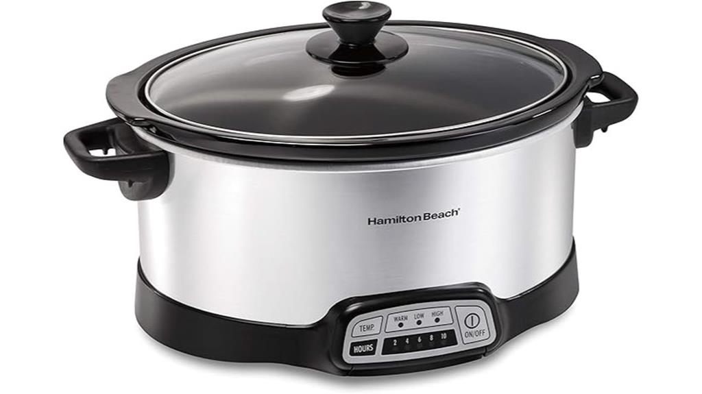 large programmable slow cooker