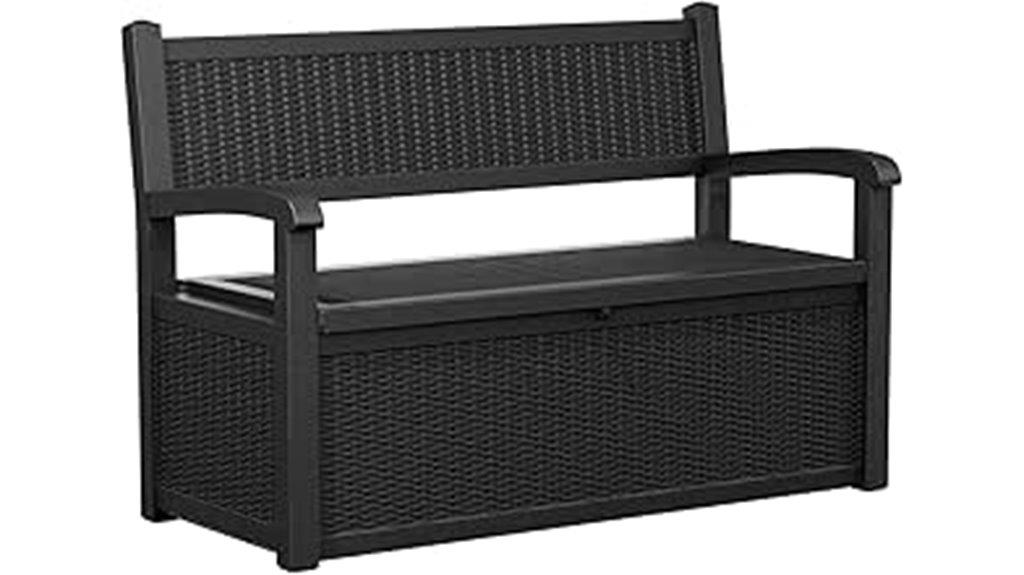 large waterproof storage bench