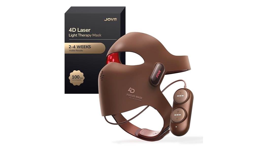 laser mask with red light