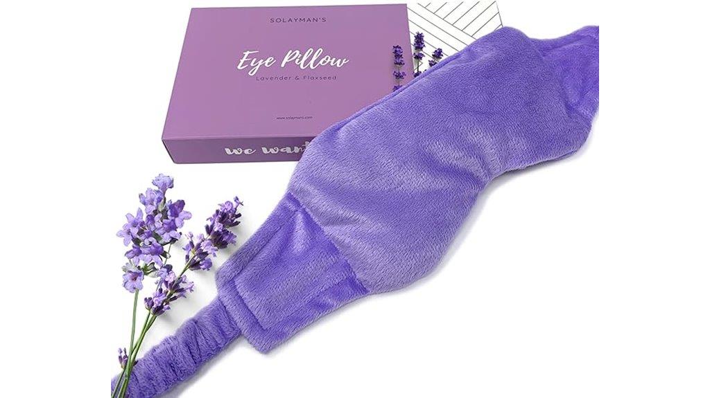 lavender weighted sleep mask