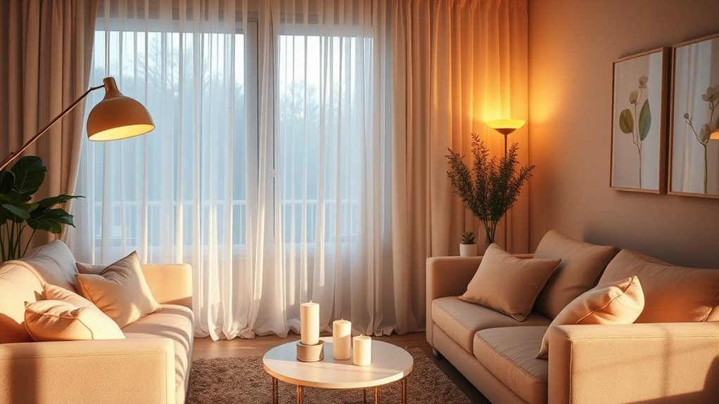 layered adjustable warm lighting