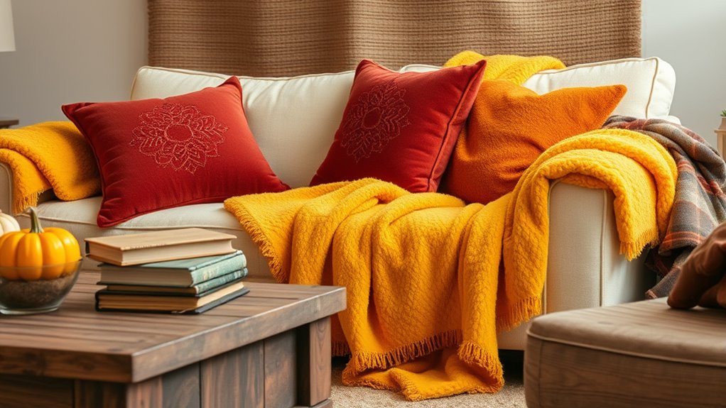 layered plush cozy textures