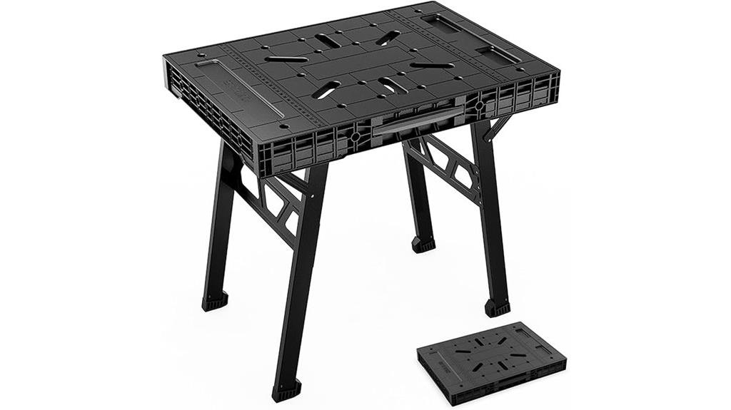 lightweight foldable garage table