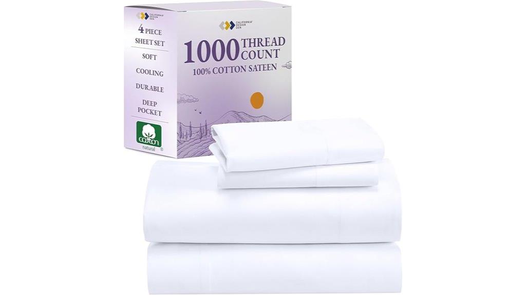 luxury 1000 thread count sheets