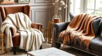luxury cashmere throw selection