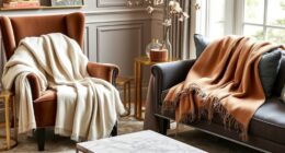 luxury cashmere throw selection
