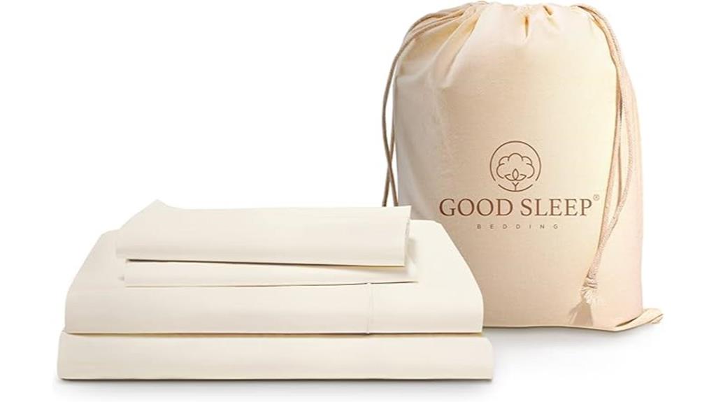 luxury ivory king sheets