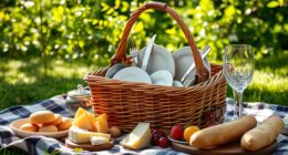 luxury picnic basket selections