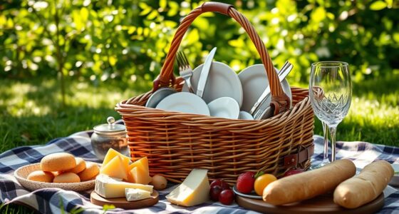 luxury picnic basket selections
